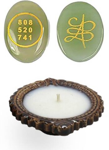 RESHAMM LIFE CARE Green Aventurine Coin with FRAGRANCE ...