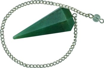 remedywala Green Aventurine Dowsing Pendulum Crystal Pe...