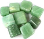 UROOH Natural Green Aventurine Tumble Stone Raw Rough S...