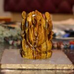 REIKI CRYSTAL PRODUCTS Tiger Eye Ganesh Ji for Diwali G...