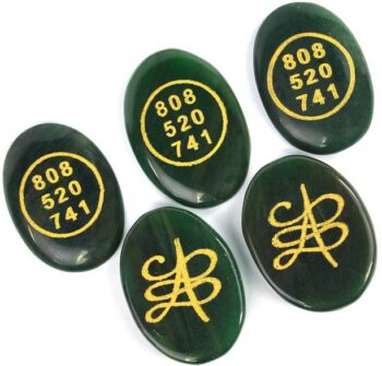 CRYSTU Money Switch Word/Zibu Symbol Green Jade/Aventur...