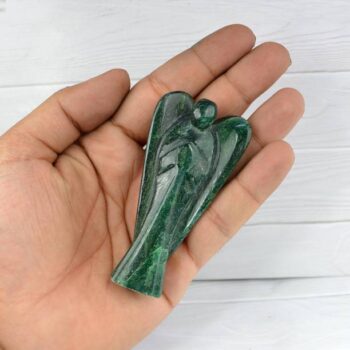 CRYSTU Green Aventurine Crystal Angel Size 7.6 cm (3 in...