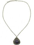 Citrine Ametrine Tumble Stone Necklace 8mm -10mm Two Li...