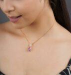 Designer Jade & Pearl & Beads stone Necklace in Red & W...