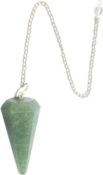 Purpledip Green Aventurine Pendulum: Reiki Healing Dows...