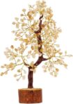 Sawcart Citrine Crystal Bonsai Money Tree Natural Gemst...