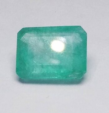 Natural Emerald Panna Zambian Octagon Emerald Shape Cut...