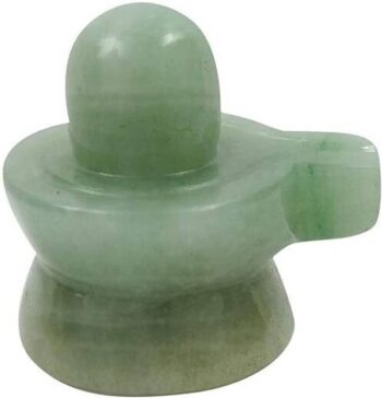 Devlink Natural Crystal Green Aventurine Shivling Gemst...