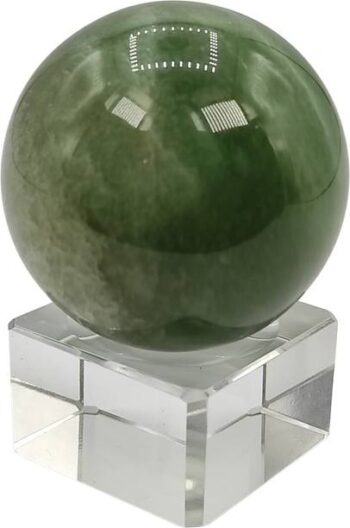 Plus Value Natural Green Aventurine Ball Sphere Decorat...