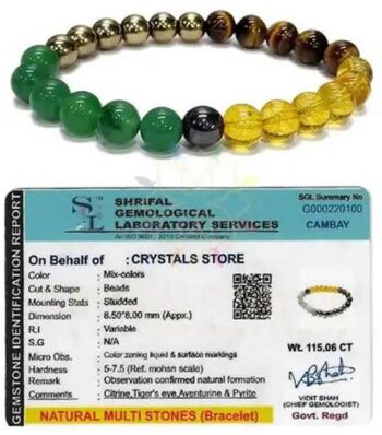 TrueBuy Pyrite, Stone, Green Aventurine, Golden Pyrite,...