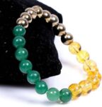 DVISHA Pyrite, Stone, Citrine + Golden Crystal Bracelet