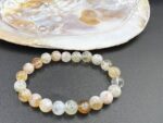 VIBESLE Citrine + Golden, Crystal Beads Charm Bracelet