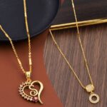 Combo Pack of 2 Infinity Necklace Chain Pendant For Gir...
