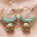 Tradition American Dimond Earrings With Latkan Diamond ...