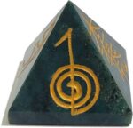REIKI CRYSTAL PRODUCTS Natural Green Aventurine Pyramid...