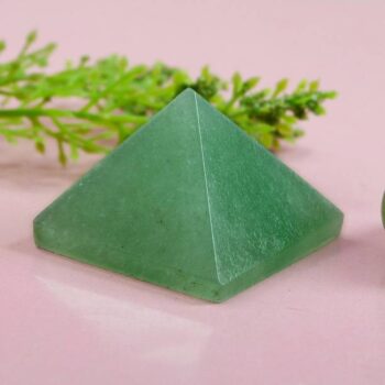 REIKI CRYSTAL PRODUCTS Green Aventurine Pyramid Natural...