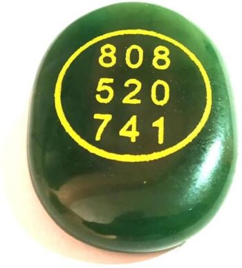 VIBESLE Natural crystal gemstone Green Jade money Switc...