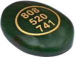 VIBESLE Green Zibu Symbols Crystal for Money - Lucky St...