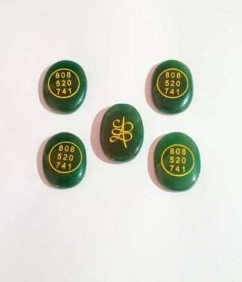 Swara Agate Green Jade Aventurine Crystal Stone Money S...