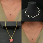 Three Layer Real Sky Blue Onyx Stone Beads Necklace for...