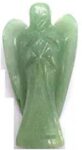 RATI HANDICRAFTS Light Green Aventurine Crystal Angel S...