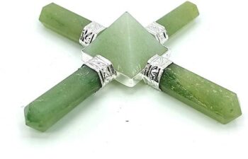 CHEHAR COLLECTION Green Aventurine Pyramid Energy Gener...