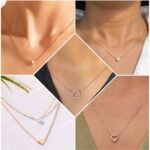 Three Layer Real Yellow Onyx Stone Beads Necklace for W...