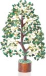 DVISHA Green Aventurine Gemstone Tree of Life for Posit...