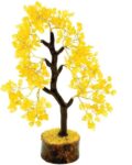 VIBESLE Natural Citirine Tree | Size 9-10 Inch | 300 Be...