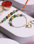 Money Magnet Crystal Beads Rakhi