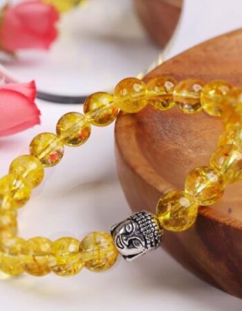 Citrine Buddha Bracelet