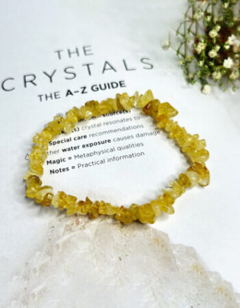 Citrine Chips Elastic Bracelet