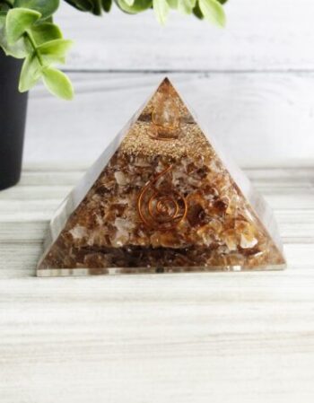 Citrine Orgone Pyramid