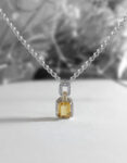 Citrine Sterling Silver Pendant