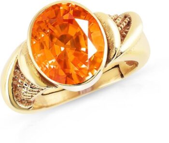 Zircon/American Diamond 8.25 Ratti or 7.5 Ct Panchdhatu...