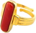Navratan VatNav01 Unisex Brass Gold Plated Ring