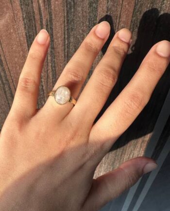 8.25 Ratti Stone Zircon Copper Plated Ring