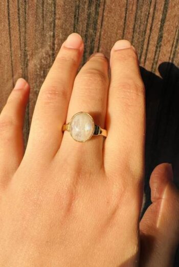 Onyx Stone Ring Natural Stone Certified Astrological an...