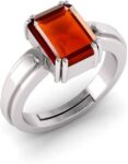 7.25 Carat White Zircon Oval Cut Ring December Birthsto...