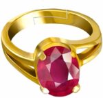 7.25 Carat Pearl Silver Plated Ring (Moti/Mukta Silver ...