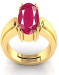 coral ring natural & unheated gemstone munga ring for m...