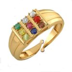 12.25 Ratti Yellow Sapphire Gemstone Adjustable Ring Wi...