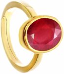 7.00 Ratti / 6.25 Carat Blue Lajward Stone Ring Brass L...
