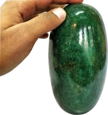 Benares Souvenirs Green Aventurine Shiva Lingam Crystal...