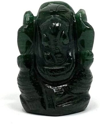 Benares Souvenirs Margaj Ganesh Ji Natural Green Aventu...