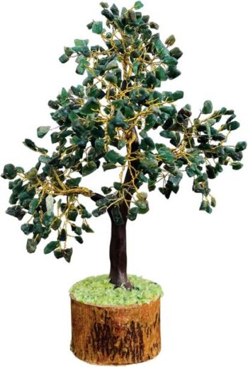 Galox Green Aventurine Crystal Tree for Good Luck Money...