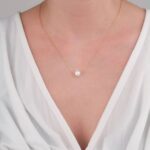 Gold plated American Diamond Round Shep 2 Leyar Chian D...