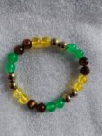 VIBESLE Pyrite, Stone, Citrine + Golden, Tiger's Eye, G...
