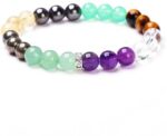 VIBESLE Pyrite, Stone, Amethyst, Citrine + Golden, Tige...
