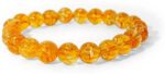 divyapunj Gems and Rudraksha Citrine + Golden Crystal B...